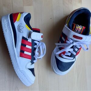 Adidas Forum Low Legend Ink Red Children Unisex Sneakers Kids Shoes Size 5